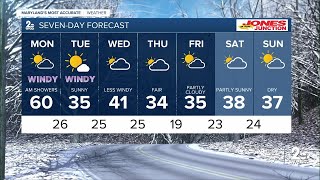 WMAR-2 News Dylan Robichaud Sunday night weather