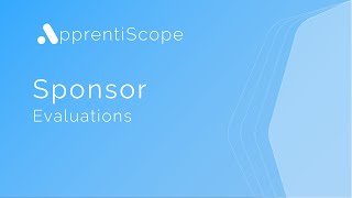 How to Use Evaluations | Sponsor Tutorials