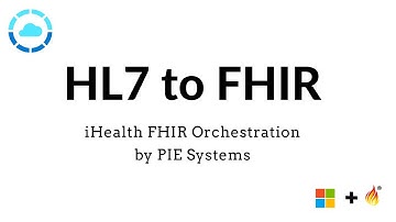 HL7 to FHIR - iHealth FHIR Orchestration