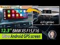 123 inch bmw x5 f15 20142018 ultra android 13 gps navigation wireless carplay android auto screen