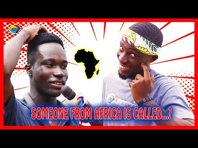 Someone from AFRICA is called...? 