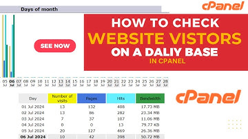 How to Check  Website Visitors on Daily Base in Cpanel ?