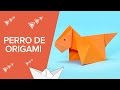 Perro de papel | Origami fácil para niños