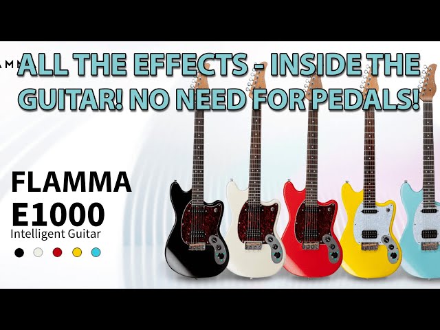 Flamma E1000 Intelligent Guitar, App, and Wireless Foot