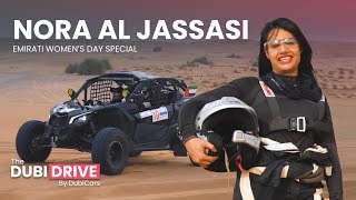 Rally Driving Action With Emirati Woman Rally Racer Nora Al Jassasi