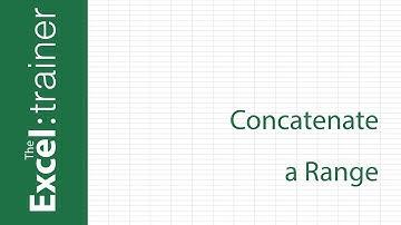 Excel: How to Concatenate a Range (without using VBA)