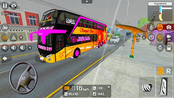 Scania k- 410 Double Decker Mod Drive - Bus Simulator Indonesia Android gameplay