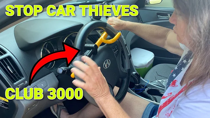 Club 3000 Steering Wheel Lock ~ Not Today Thief!