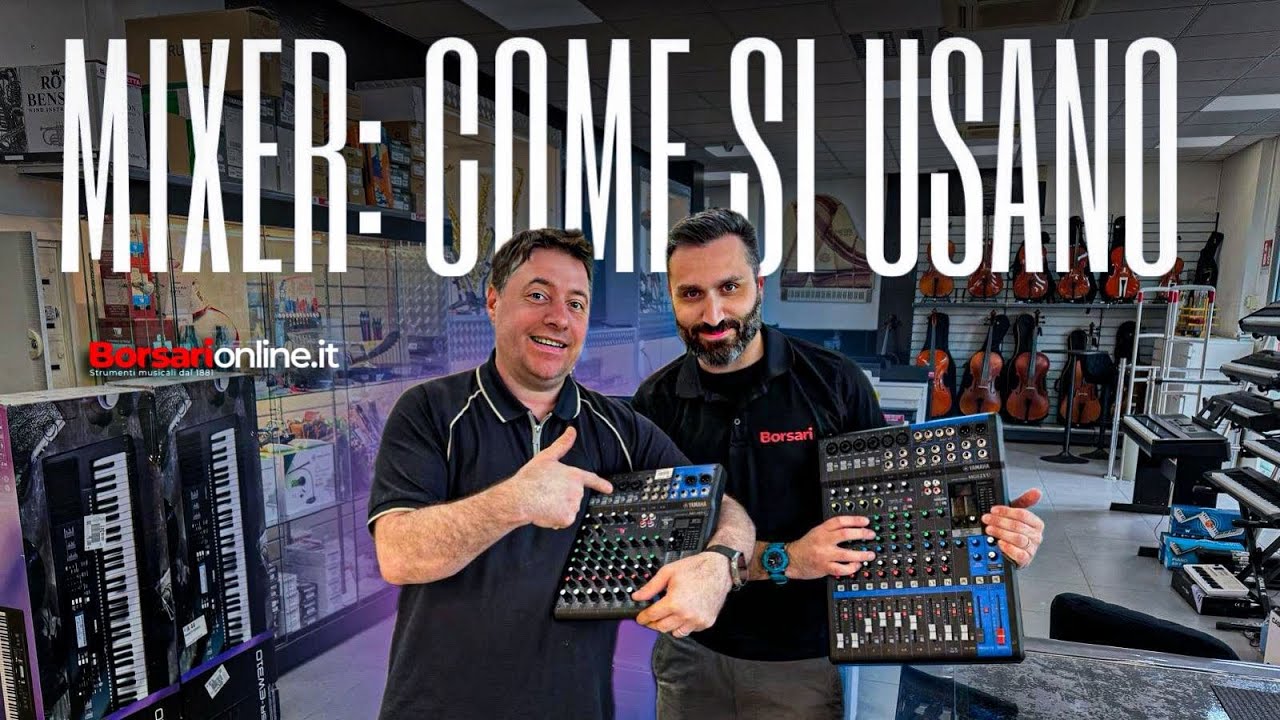 Come collegare un mixer, a cosa serve? Come si usa? E' importante? Parliamone con Alessandro Cucaro