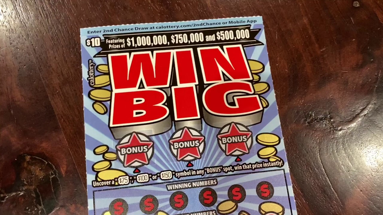 I won again!! 10 Win Big California Scratcher YouTube