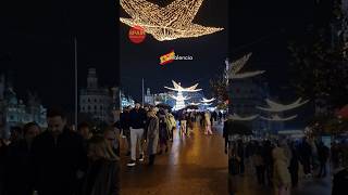 ✨️VALENCIA 😍 Night Walk in Spain's Most Beautiful City 🇪🇦 City Walk 4k #travel #spain #europe #night