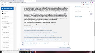 Setting Up Discussion Forum with Rubric for Grading
