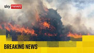 Huge wildfire breaks out in Suffolk as major incident declared