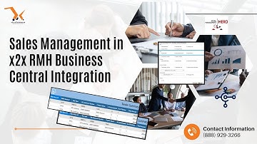 Sales Management in x2x RMH Business Central Integration