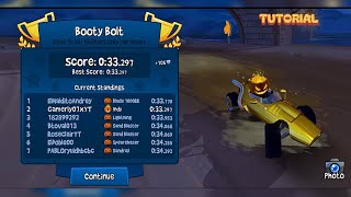 Booty Bolt • Gem Car Indy Tutorial • 33 Seconds • Gamerly_07 •Beach Buggy Racing 2  ⚡️