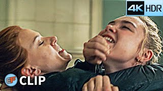 Natasha Romanoff vs Yelena Belova - Apartment Fight Scene | Black Widow (2021) 4K HDR Movie Clip