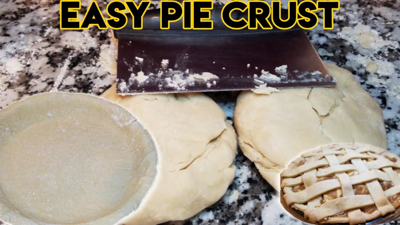 Pie crust recipe | Easy Homemade pie crust recipe | Flaky pie crust | 4 ingredients Pie crust