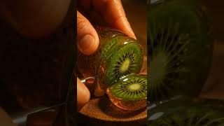 Hyper-Realistic Kiwi 🥝 | AI 3D Art #Satisfying #ASMR
