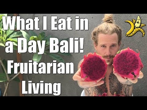 What I eat in a Day in Bali   Fruitarian Living