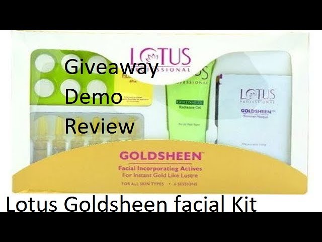 lotus professional gold facial kit