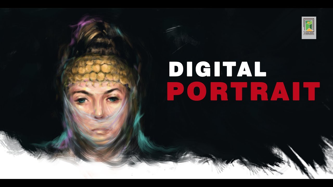 Digital Portrait | Painting | Photoshop tutorial - YouTube