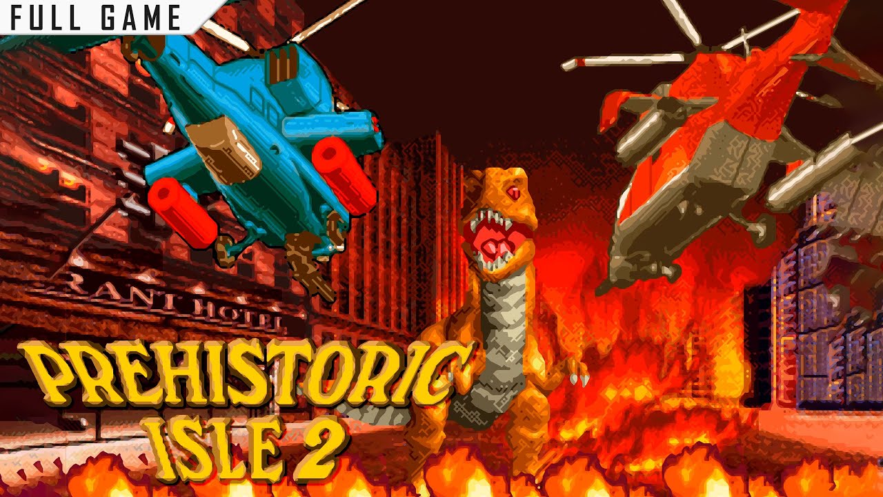 Prehistoric Isle 2 | Arcade | Full Game [Upscaled to 4K using xBRz]