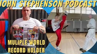 WORLD RECORD HOLDER John Stephenson #podcast #worldrecord