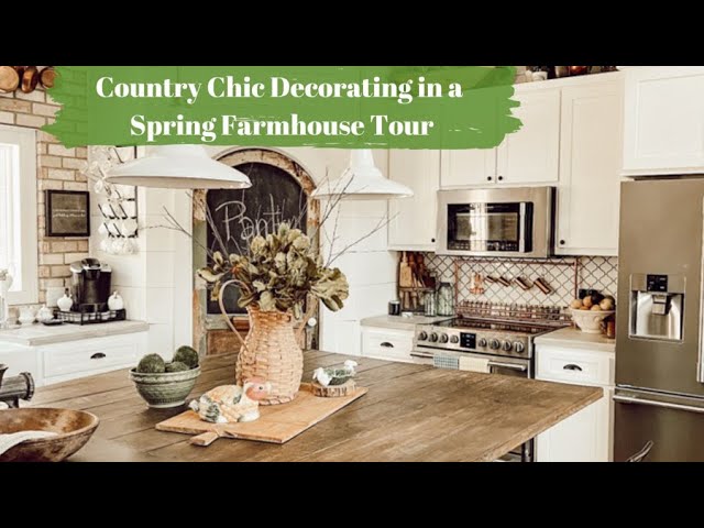 Spring Farmhouse Kitchen Decor Ideas