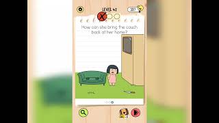 Brain Test 5 Level 42 walkthrough Solution