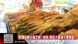 物價指數狂飆怎解？ 經長：擬設大賣場平價專區 @57ETFN
