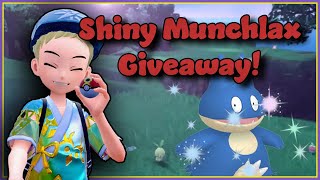 [Pokemon Scarlet and Violet] FREE shiny Munchlax Giveaway Announcement