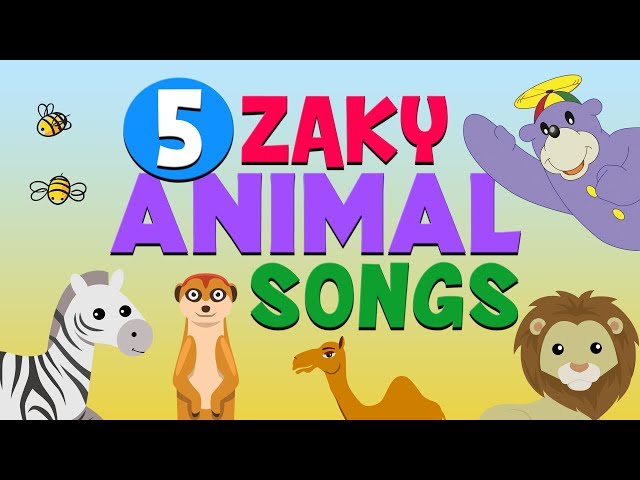 5 Zaky Animal Songs For Kids - Muslim Cartoons class=