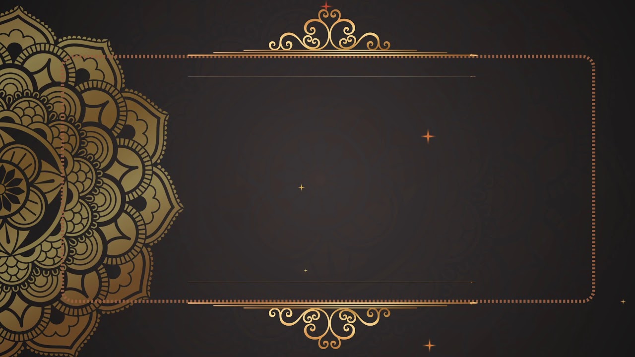 HD Wedding Title Backgrounds Gold Color Wedding Titles YouTube