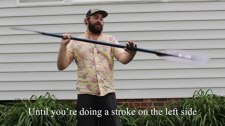 How to properly and safely hold you kayak paddle.