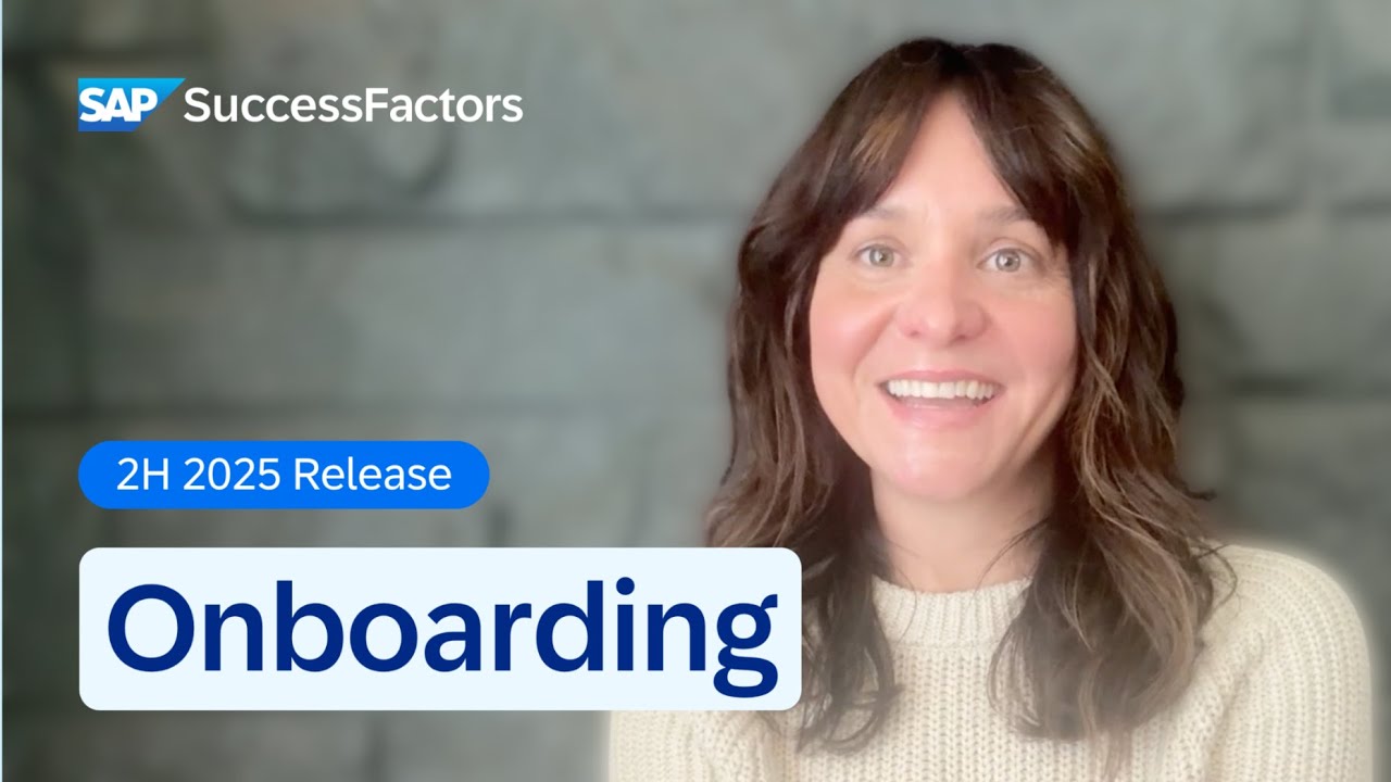 Smooth, Fast, and Compliant AI Onboarding in SAP SuccessFactors | 2H ...
