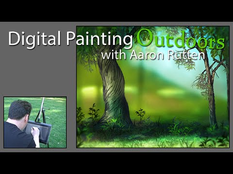 Woodland Park - Digital Painting Outdoors #11 - Woodland Park - Digital Painting Outdoors #11
