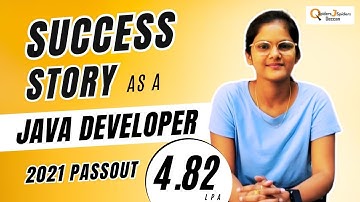 Success Story | B.E (E&TC) Graduate placed as Java Developer | Qspiders Deccan.