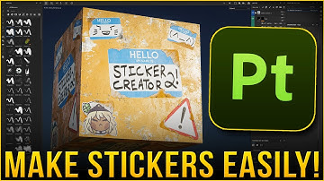 EASILY Make Stickers for Substance Painter + Smart Material Download