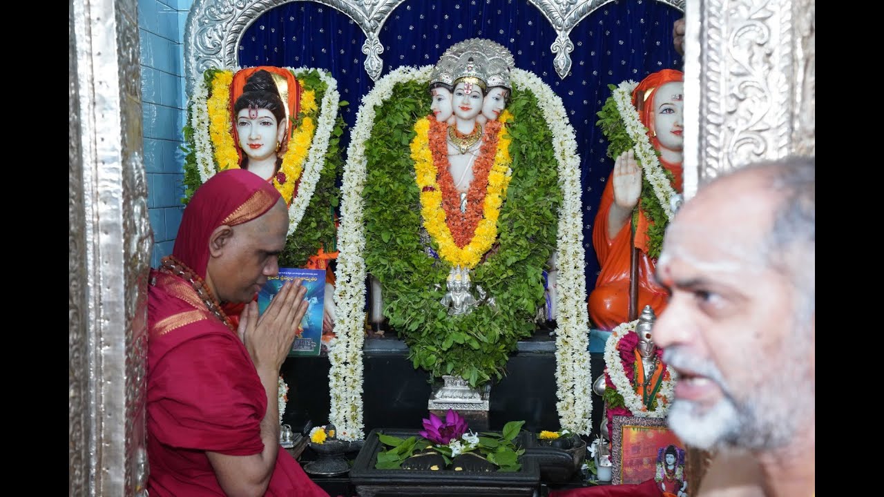 Divine Visit | Sri Sri Sri Datta Vijayananda Teertha Swamiji at Sripada Srivallabha Mahasamsthanam