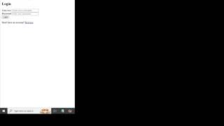 How to Make a Login form just 20 sec