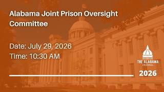 Alabama Joint Prison Oversight Committee