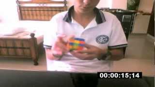 38 Seconds Rubik's Cube Solve!