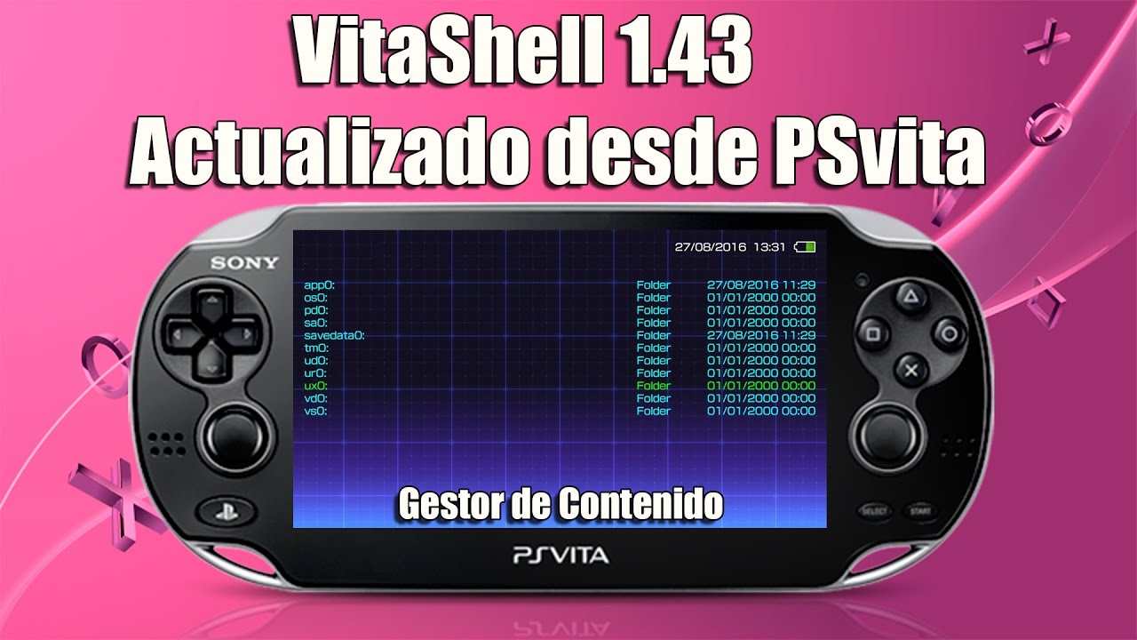 VitaShell 1.43 Descarga Desde PSvita - YouTube