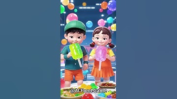 Squid Game AI Food Game ASMR 2 #squidgame  #squidgame2  #ai  #asmr #ice cream