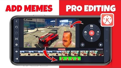How To Add Memes In Gaming Videos In Kinemaster Video Editing Full Tutorial