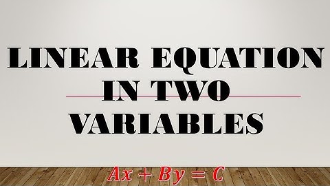 LINEAR EQUATION IN TWO VARIABLES | TAGALOG| Grade 8