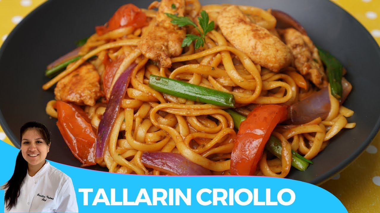 🇵🇪 TALLARIN SALTADO DE POLLO | CRIOLLO | RECETA FACIL Y RICO