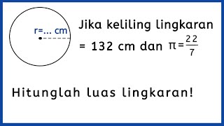 Cara Menghitung Luas Lingkaran Jika Diketahui Kelilingnya