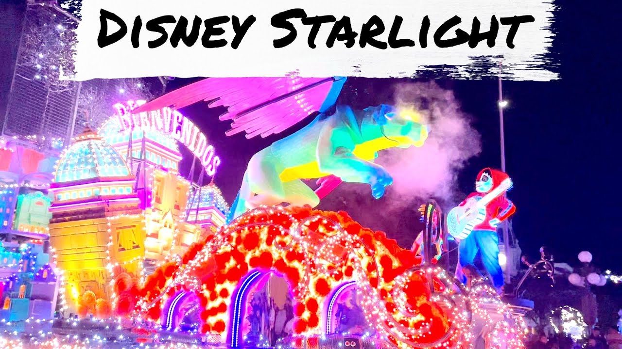NEW Disney Starlight Full Parade dream the night away - Magic Kingdom Walt Disney World