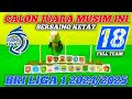 PERSIB BANDUNG, PERSIJA, BALI, PERSEBAYA, DEWA UNITED | BRI LIGA 1 | PREDIKSI CALON JUARA VERSI RATU